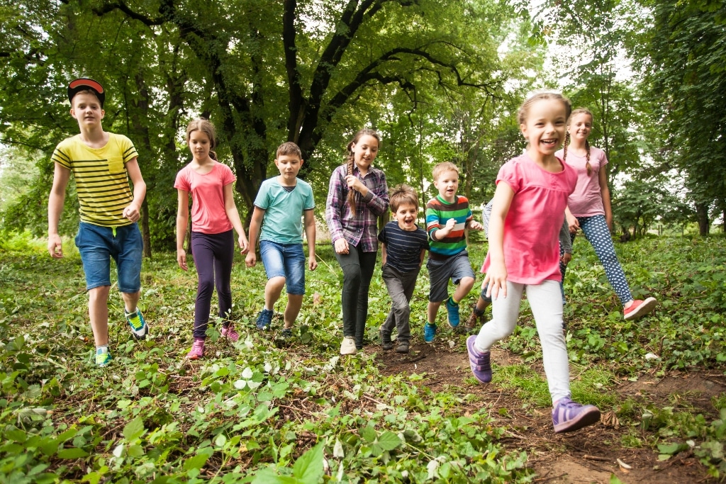 summer camp students and summer camp teachers