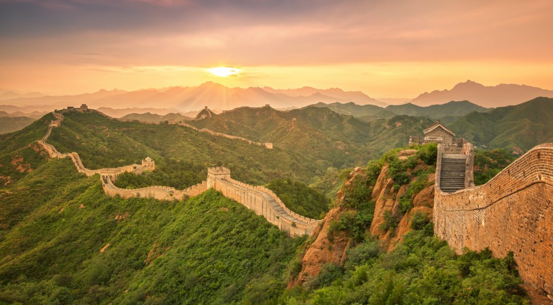Weird and Wonderful Things about China - Great Wall of China at Sunrise