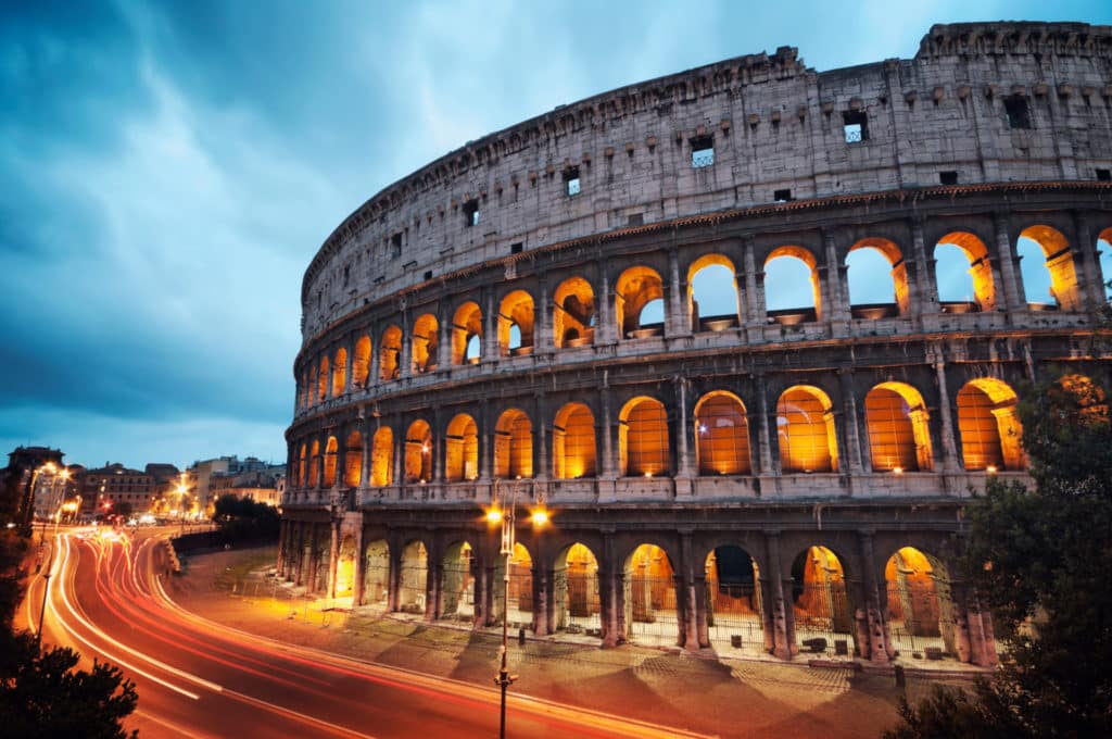 The Coliseum. If you live in Italy the Coliseum could be on your doorstep.