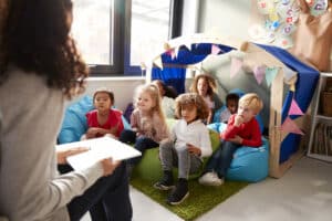 Classroom reading corner